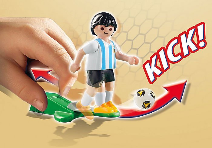 Playmobil 9508 National Team Player Argentina ฟีฟ่า นักเตะทีมชาติอาร์เจนติน่า - Image 4