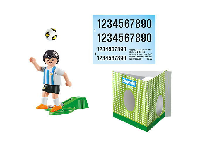 Playmobil 9508 National Team Player Argentina ฟีฟ่า นักเตะทีมชาติอาร์เจนติน่า - Image 5