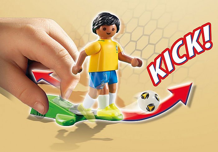 Playmobil 9510 National Team Player Brazil ฟีฟ่า นักเตะทีมชาติบราซิล - Image 4