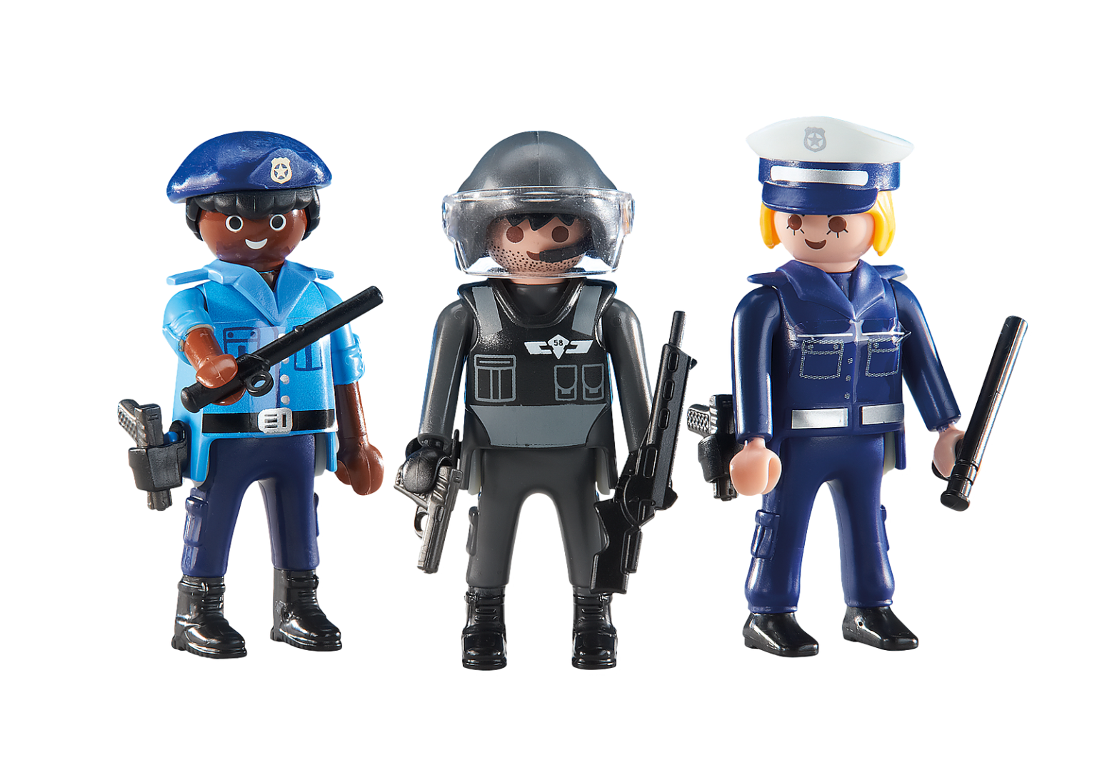Playmobil 6501 Exclusive Policemen and Policewoman เอ็กซ์คลูซีฟ ตำรวจและตำรวจหญิง