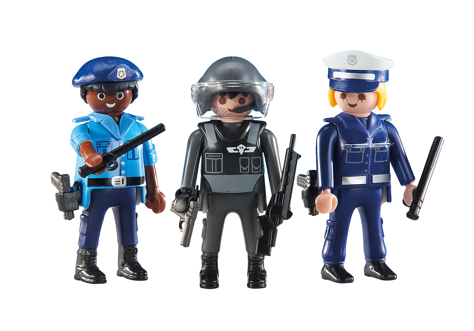 Playmobil 6501 Exclusive Policemen and Policewoman เอ็กซ์คลูซีฟ ตำรวจและตำรวจหญิง