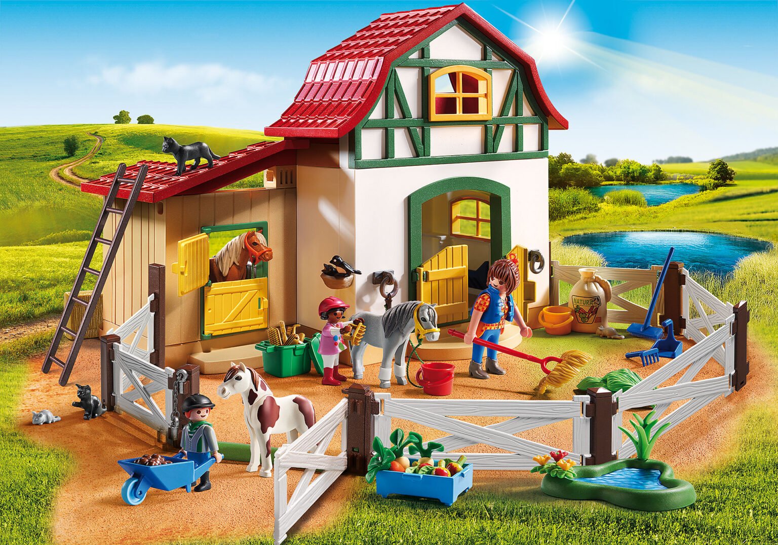Playmobil 6927 Country Pony Farm คันทรี ฟาร์มม้า