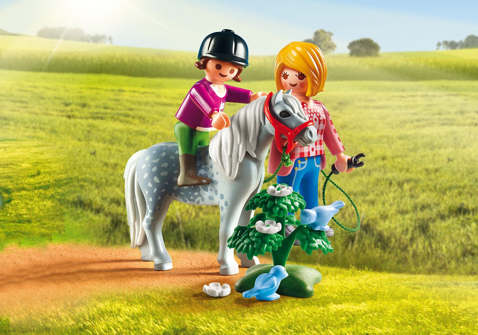 Playmobil 6950 Country Pony Walk คันทรี ฝึกขี่ม้า