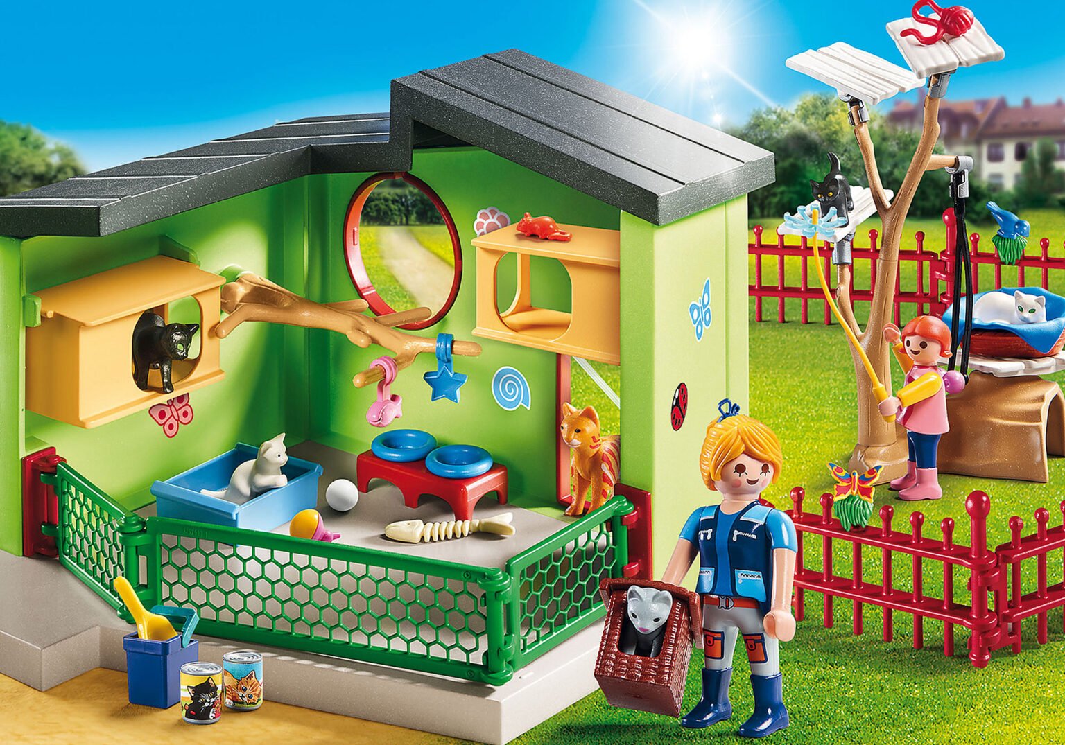 Playmobil 9276 Pet Hotel Purrfect Stay Cat Boarding แพทโฮเตล ห้องพักแมวเหมียว