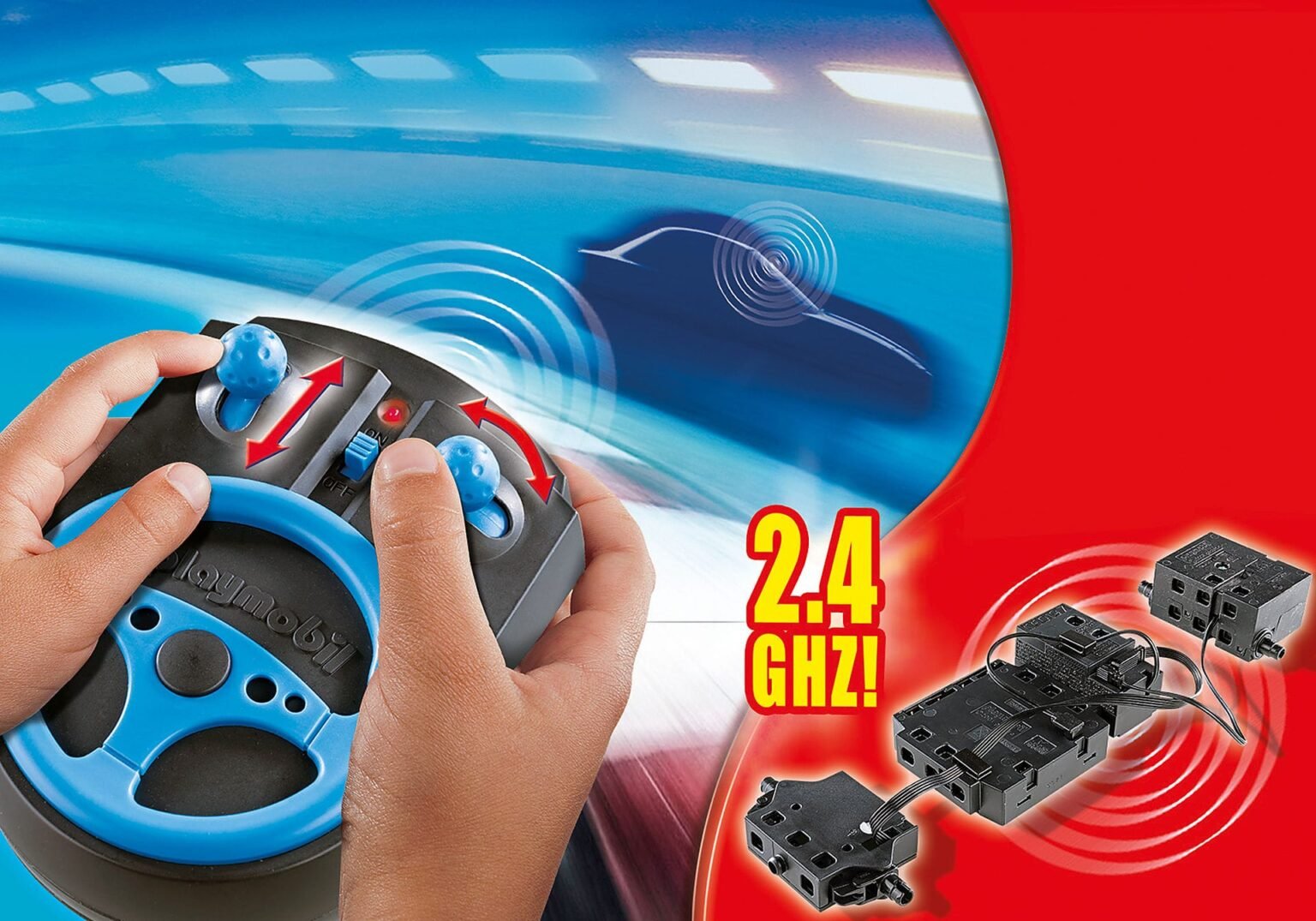 Playmobil 6914 Motor&Rc Remote Control Set 2.4GHz มอร์เตอร์อาร์ซี เซ็ตอาร์ซีบังคับรถ