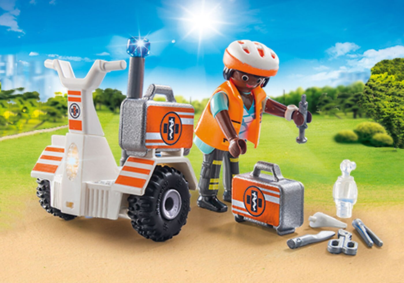 Playmobil 70052 Rescue Balance Racer ซิตี้ไลฟ์ รถซิ่งบาลานซ์กู้ภัย - Image 4
