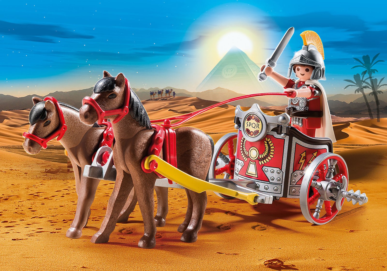 Playmobil 5391 History Roman Chariot ฮิสตอรี่ นักรบโรมันรถม้าศึก