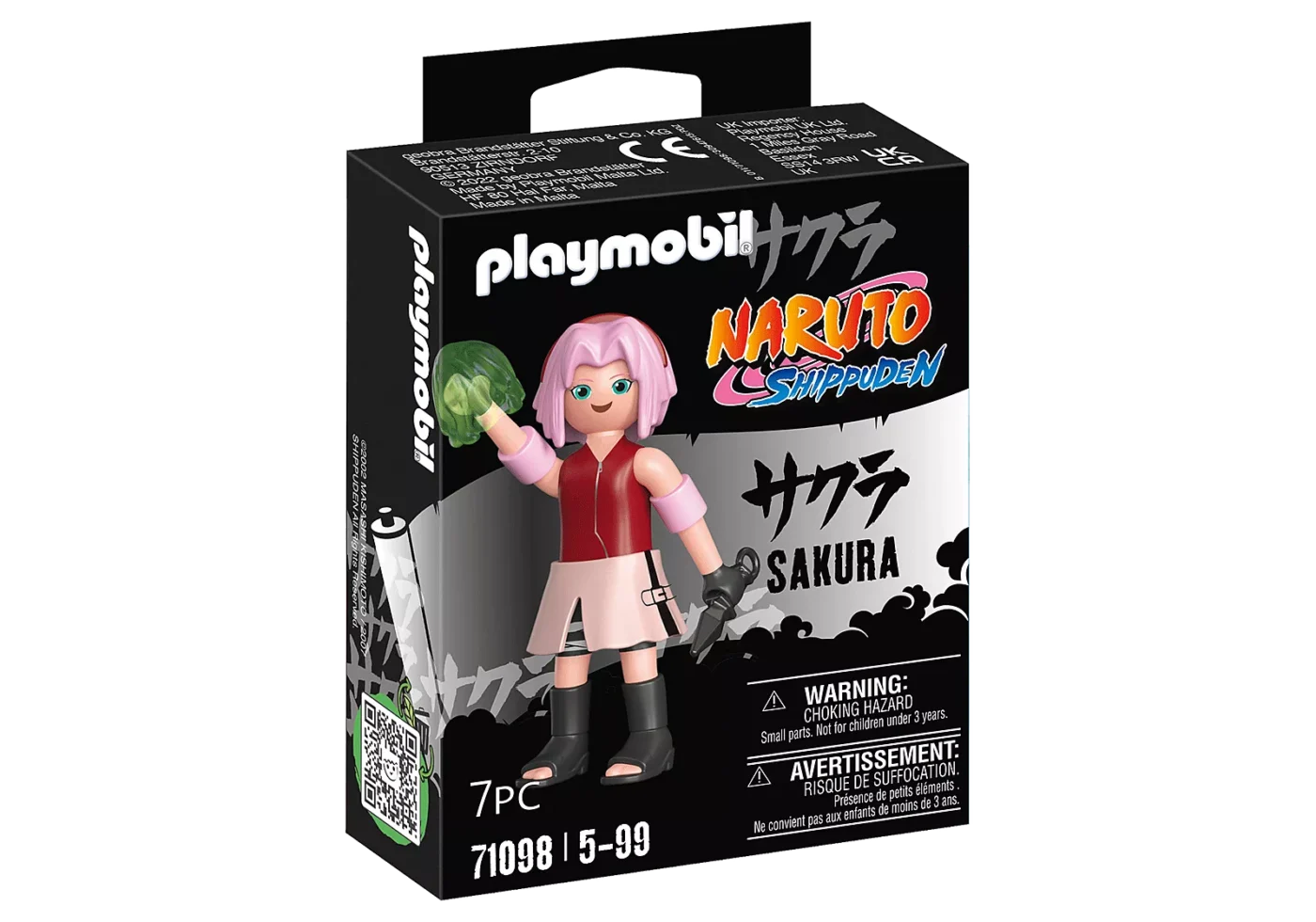 Alternative view of Playmobil 71098 Naruto: Sakura Figure Set นารูโตะ: ซากุระ ฟิกเกอร์เซ็ต