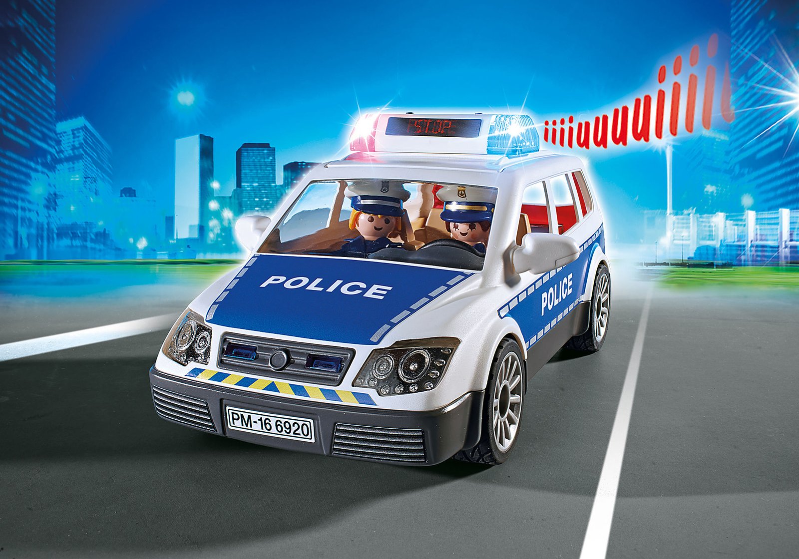Playmobil 6920 City Action Squad Car with Lights and Sound ซิตี้แอคชั่น รถตำรวจ มีไฟ+เสียง - Image 5