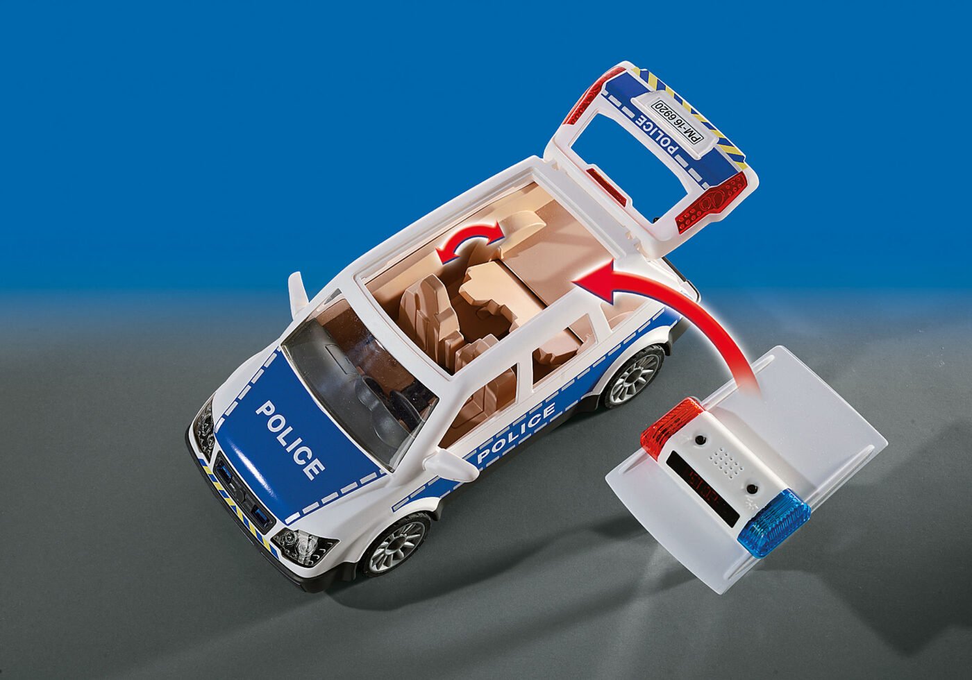 Playmobil 6920 City Action Squad Car with Lights and Sound ซิตี้แอคชั่น รถตำรวจ มีไฟ+เสียง - Image 6