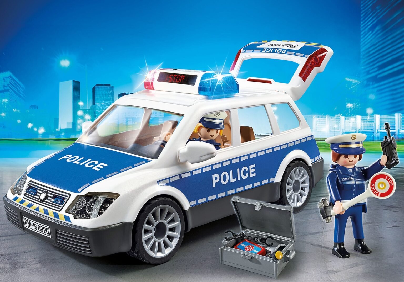 Playmobil 6920 City Action Squad Car with Lights and Sound ซิตี้แอคชั่น รถตำรวจ มีไฟ+เสียง