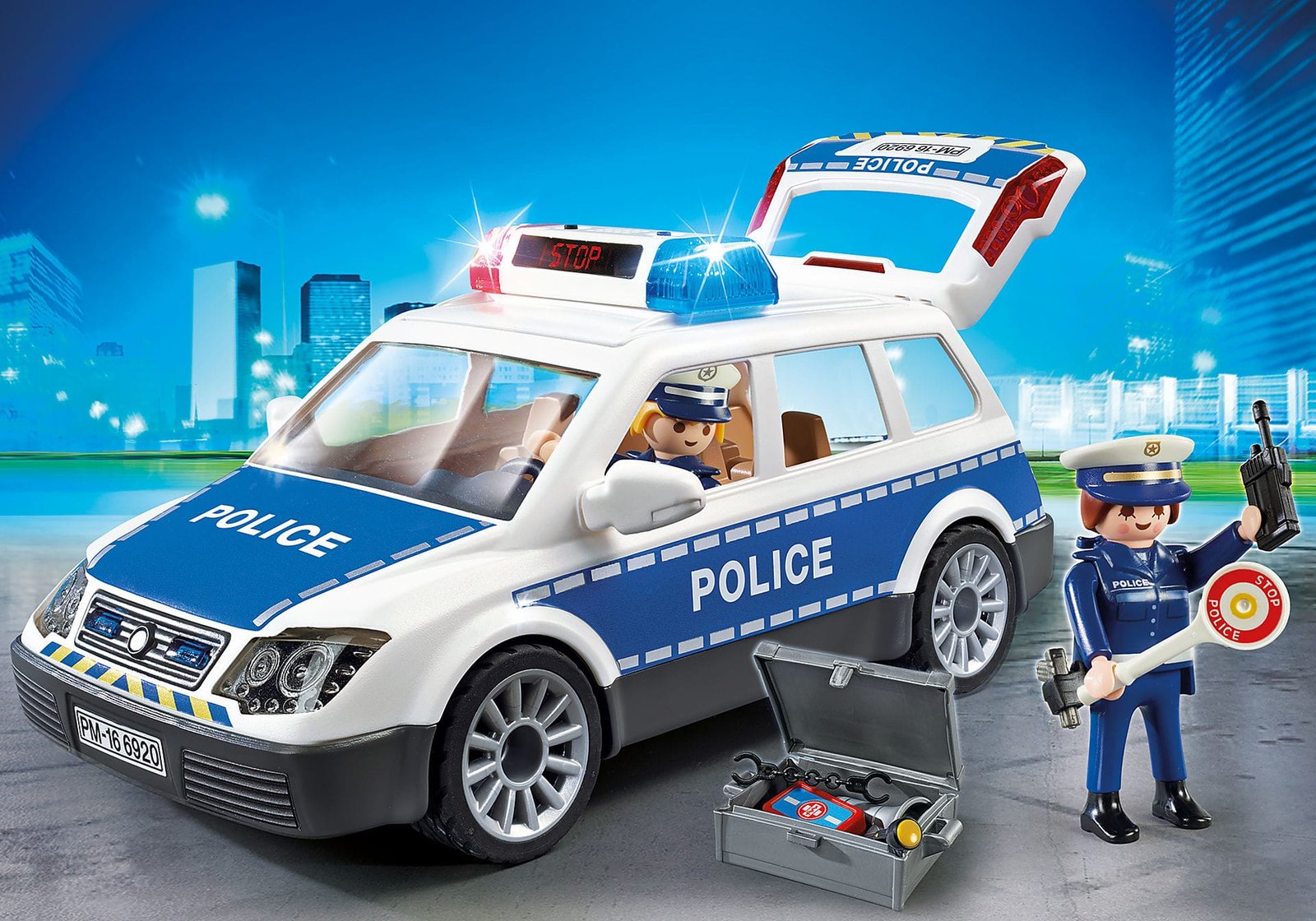 Playmobil 6920 City Action Squad Car with Lights and Sound ซิตี้แอคชั่น รถตำรวจ มีไฟ+เสียง