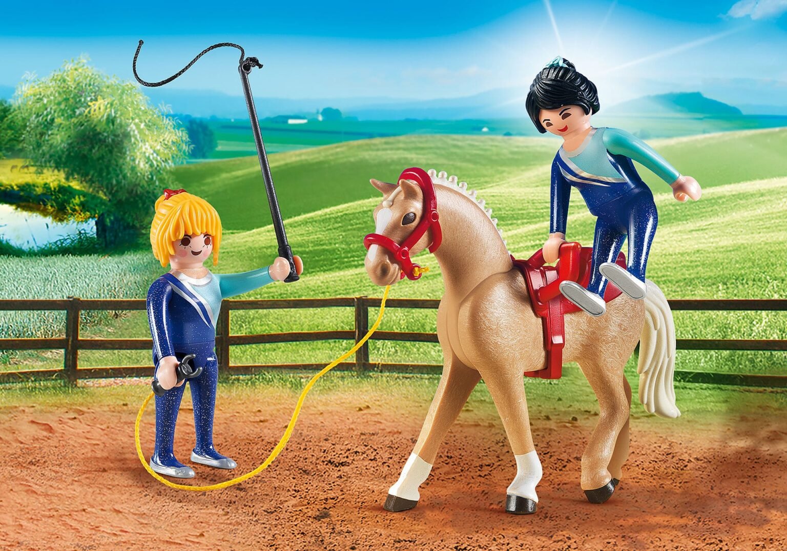 Playmobil 6933 Country Vaulting คันทรี ฝึกขี่ม้าผาดโผน