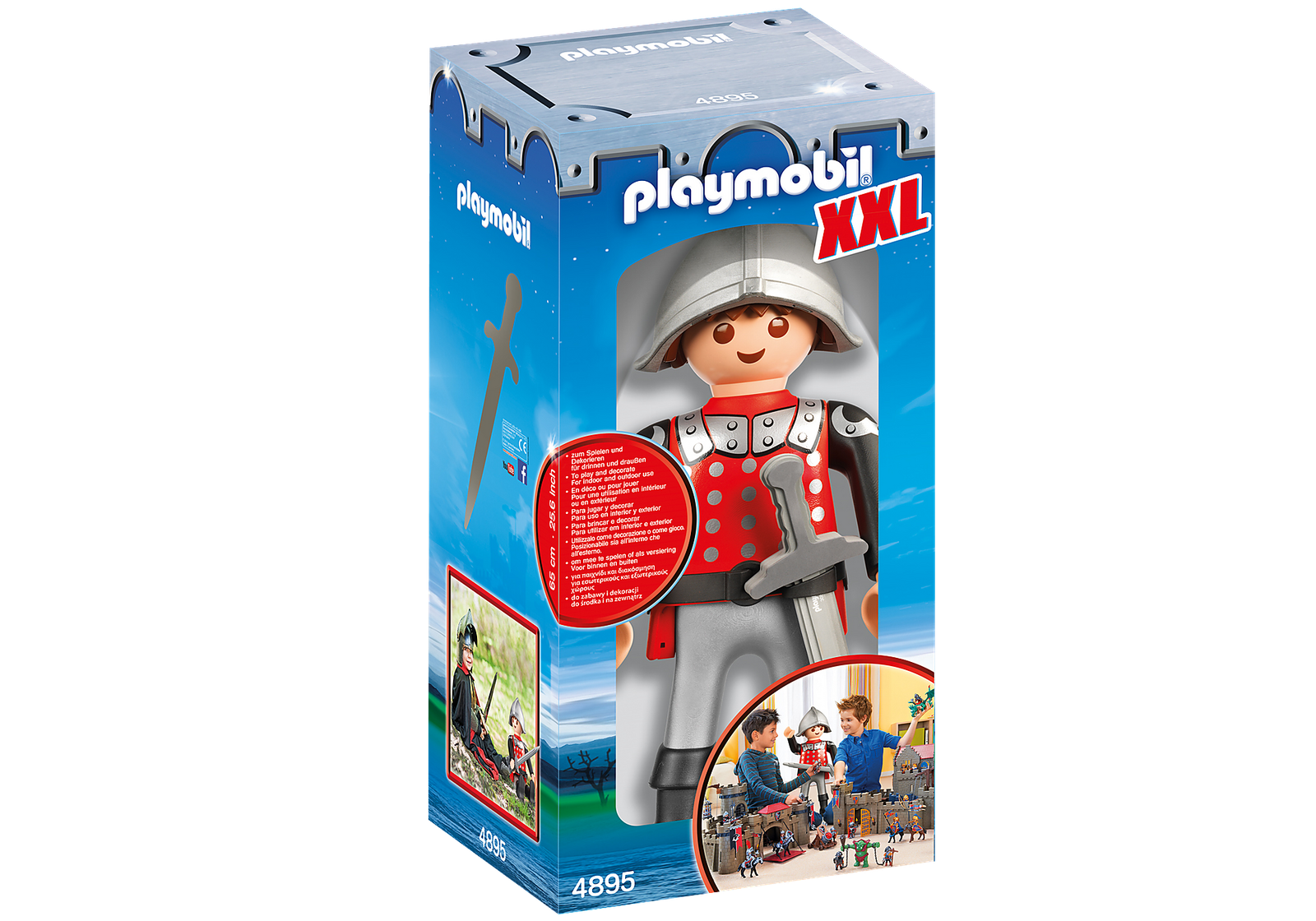 Playmobil 4895 Knights XXL Knight ของเล่นบทบาทสมมติ อัศวิน ฟิกเกอร์ อัศวิน xxl - Image 2