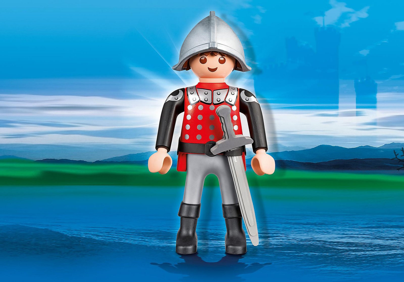 Playmobil 4895 Knights XXL Knight ของเล่นบทบาทสมมติ อัศวิน ฟิกเกอร์ อัศวิน xxl
