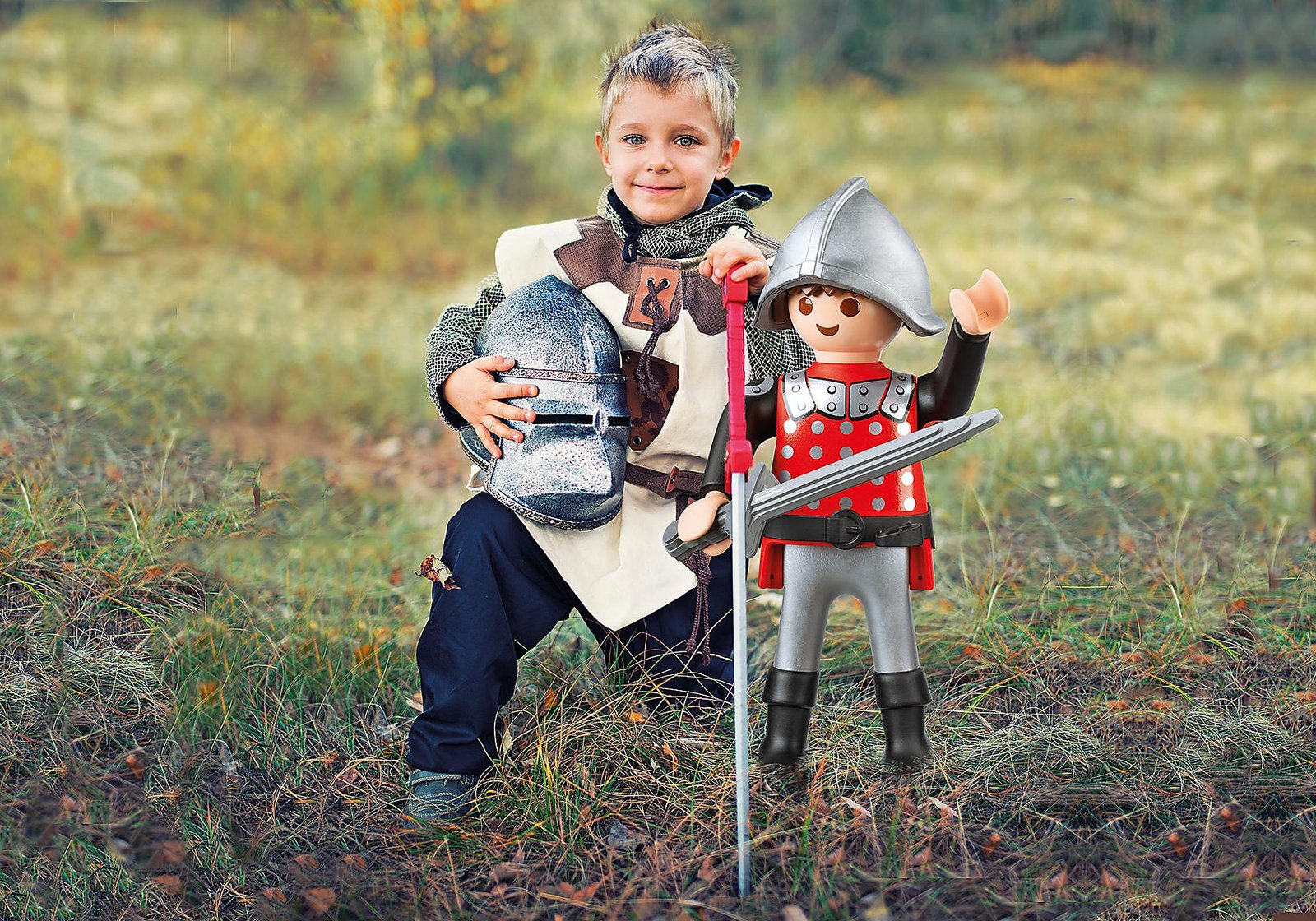 Playmobil 4895 Knights XXL Knight ของเล่นบทบาทสมมติ อัศวิน ฟิกเกอร์ อัศวิน xxl - Image 5