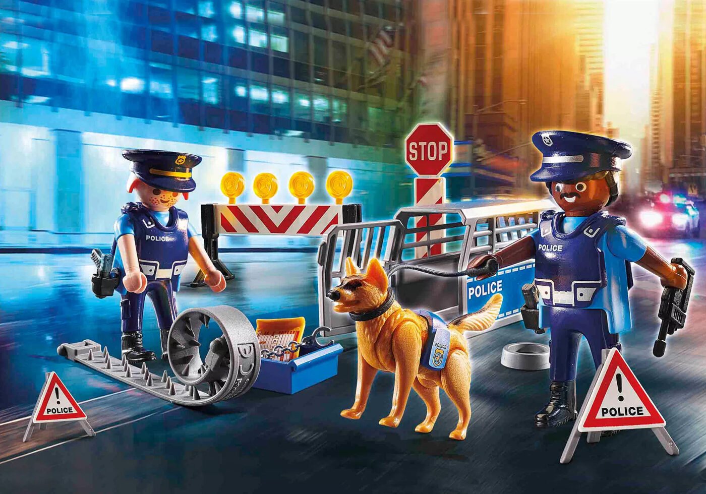 Playmobil 6878 Police Roadblock ตำรวจ ด่านตรวจ