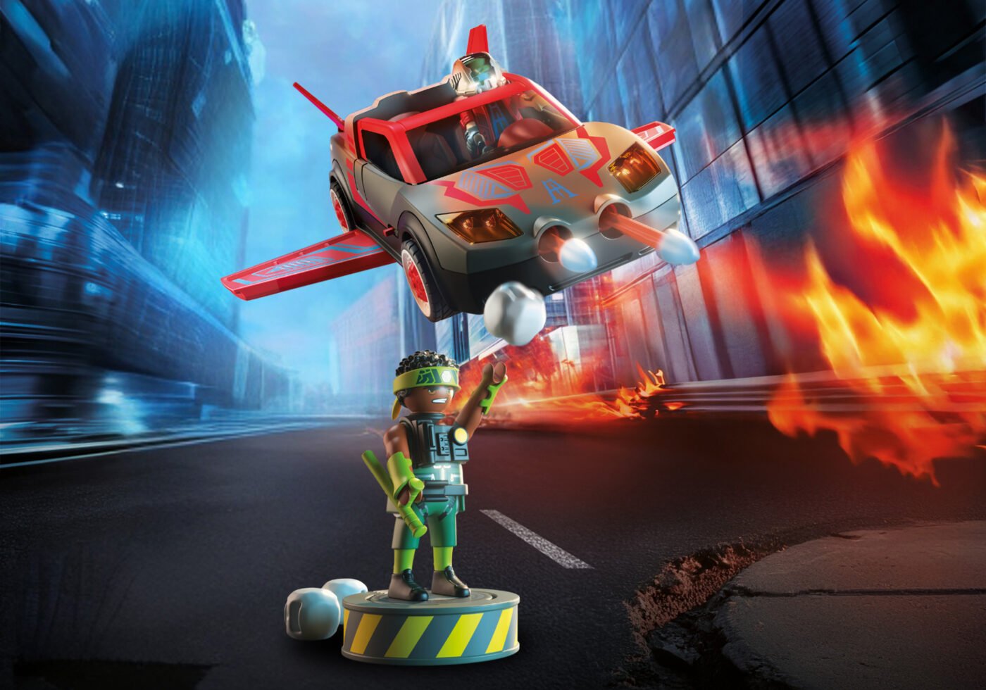 Playmobil 71832 Hero with Vehicle ฮีโร่ อดัม แม็กซ์ ปะทะ รีวอลท์