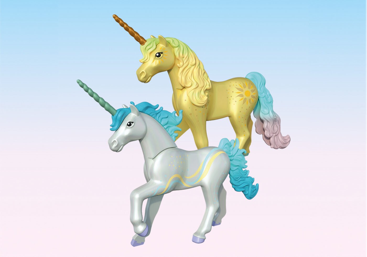Playmobil 71840 Collectible Unicorn Rainbow Flower with Fairy ของเล่นบทบาทสมมติ ยูนิคอร์นแฟนตาซี เรนโบว์ฟลาเวอร์ จอยลี่ และนางฟ้า - Image 5