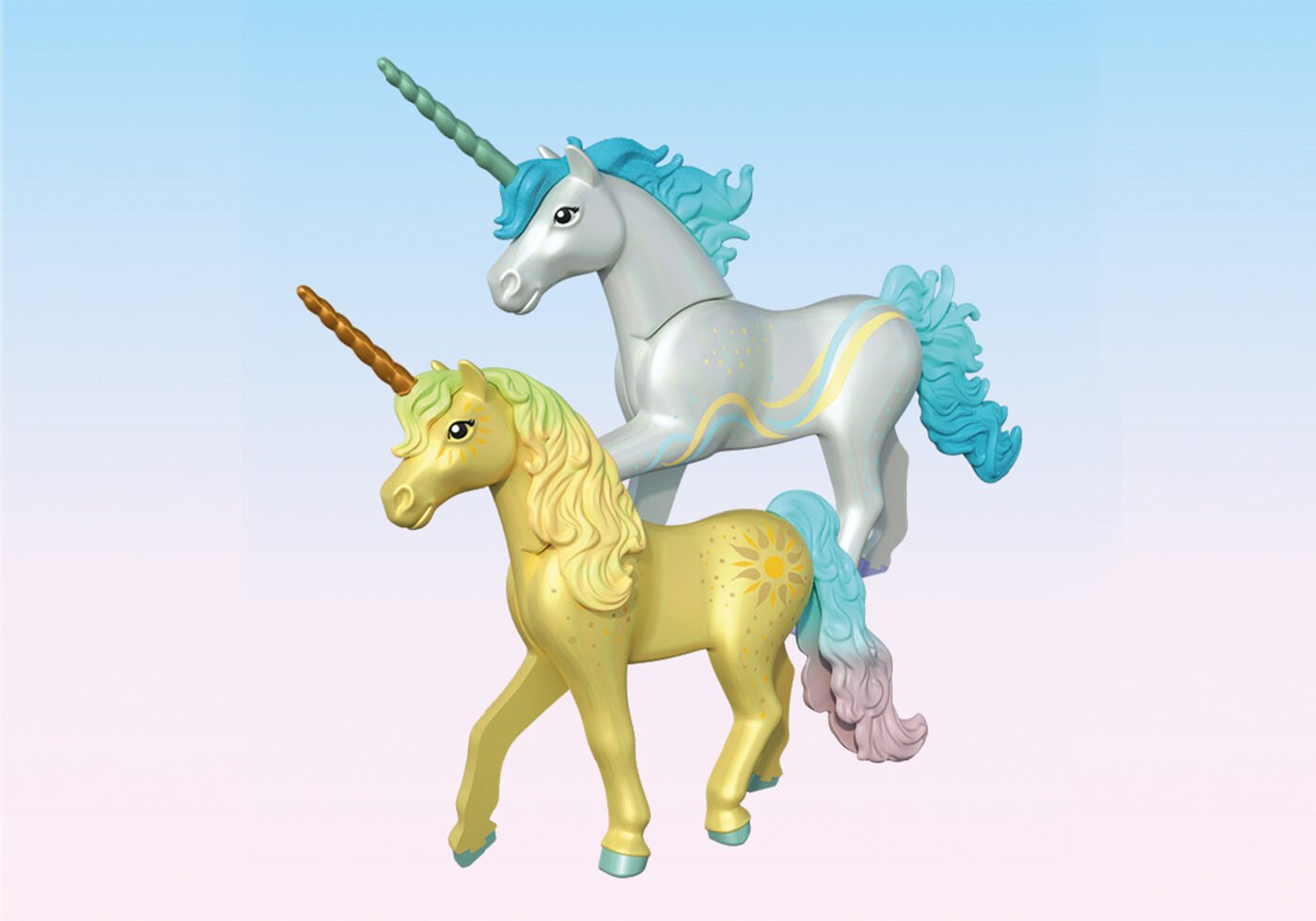 Playmobil 71842 Collectible Unicorn Sunshine Blossom with Fairy ของเล่นบทบาทสมมติ ยูนิคอร์นแฟนตาซี ซันไชน์บลอสซัม จอยลี่ และนางฟ้า - Image 5