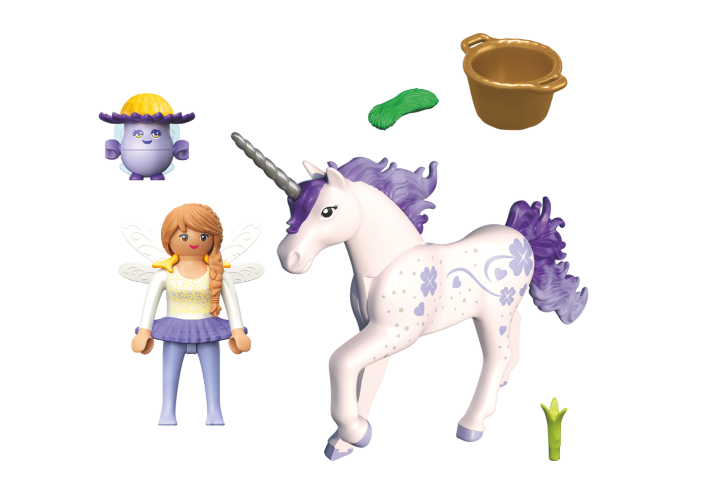 Alternative view of Playmobil 71843 Collectible Unicorn Lucky Lavender with Fairy ยูนิคอร์นแฟนตาซี ลัคกี้ลาเวนเดอร์ จอยลี่ และนางฟ้า
