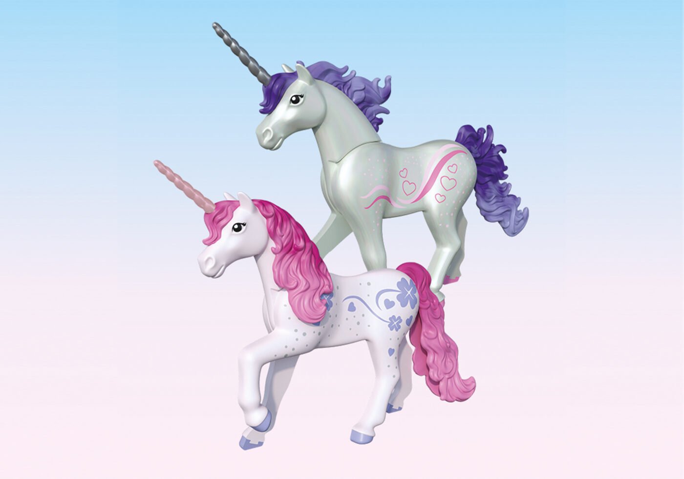 Playmobil 71843 Collectible Unicorn Lucky Lavender with Fairy ของเล่นบทบาทสมมติ ยูนิคอร์นแฟนตาซี ลัคกี้ลาเวนเดอร์ จอยลี่ และนางฟ้า - Image 5