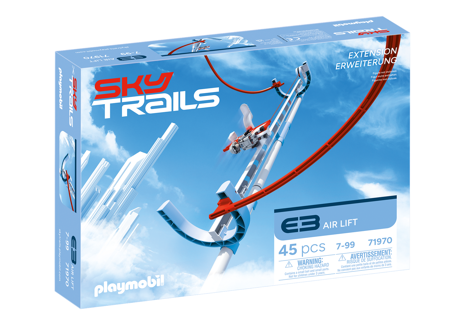Playmobil 71970 Sky Trails: Air Lift สกายเทรลส์ ลิฟต์ยกรางลอยฟ้า - Image 2