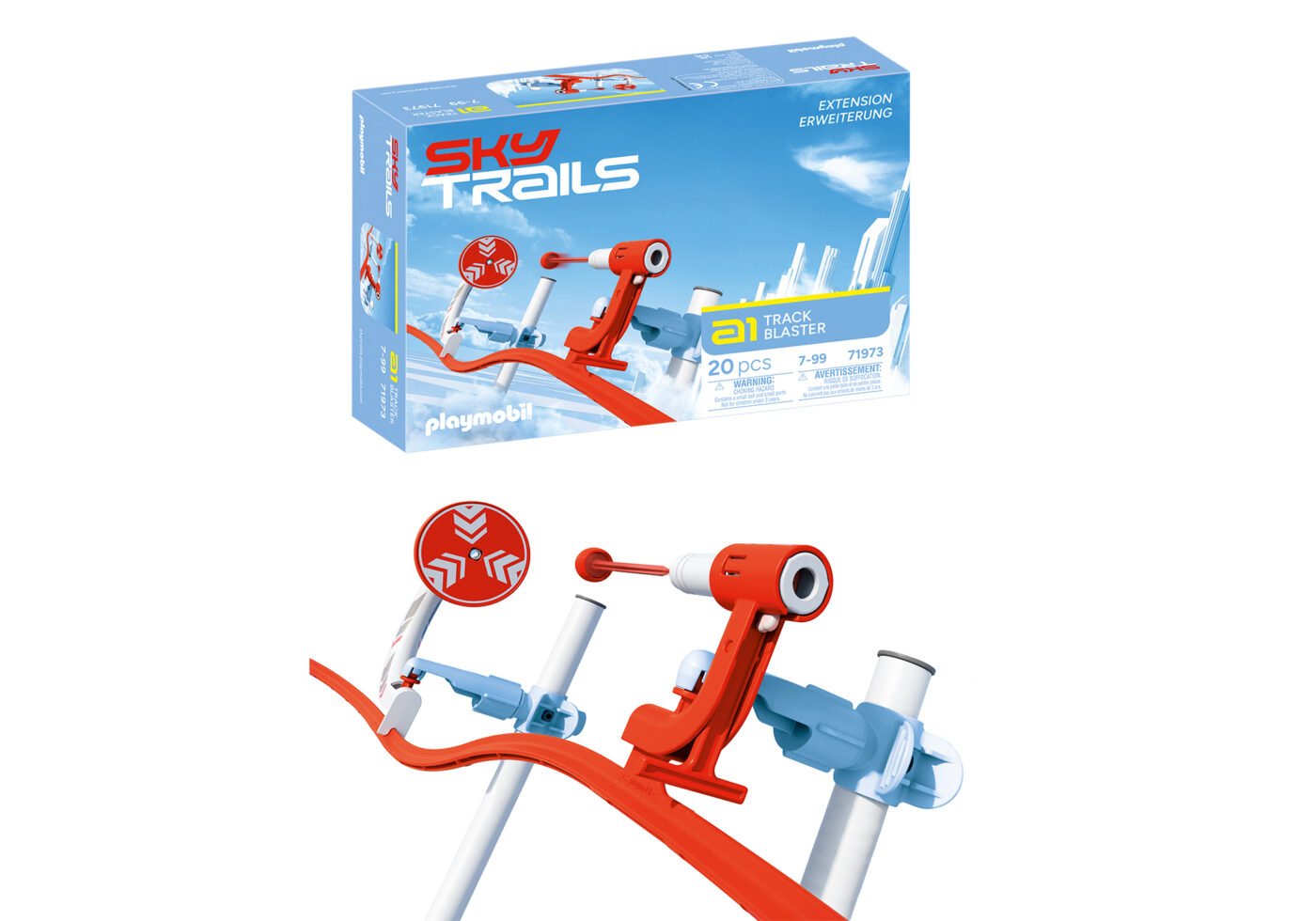 Playmobil 71973 Sky Trails: Track Blaster สกายเทรลส์ รางยิงสปีดจอมพลัง - Image 4