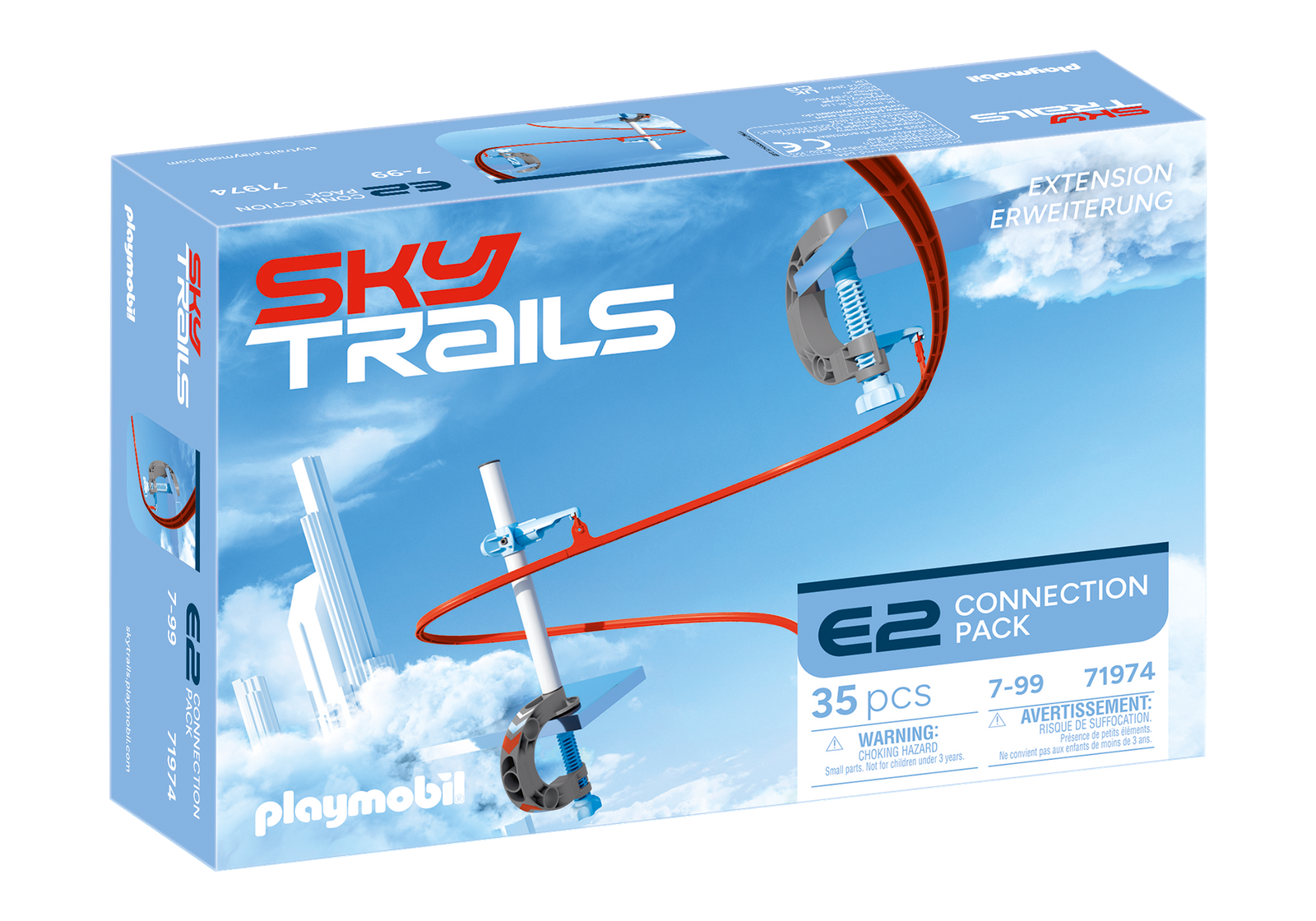 Playmobil 71974 Sky Trails: Connection Pack สกายเทรลส์ ชุดเชื่อมต่อขยายราง - Image 2