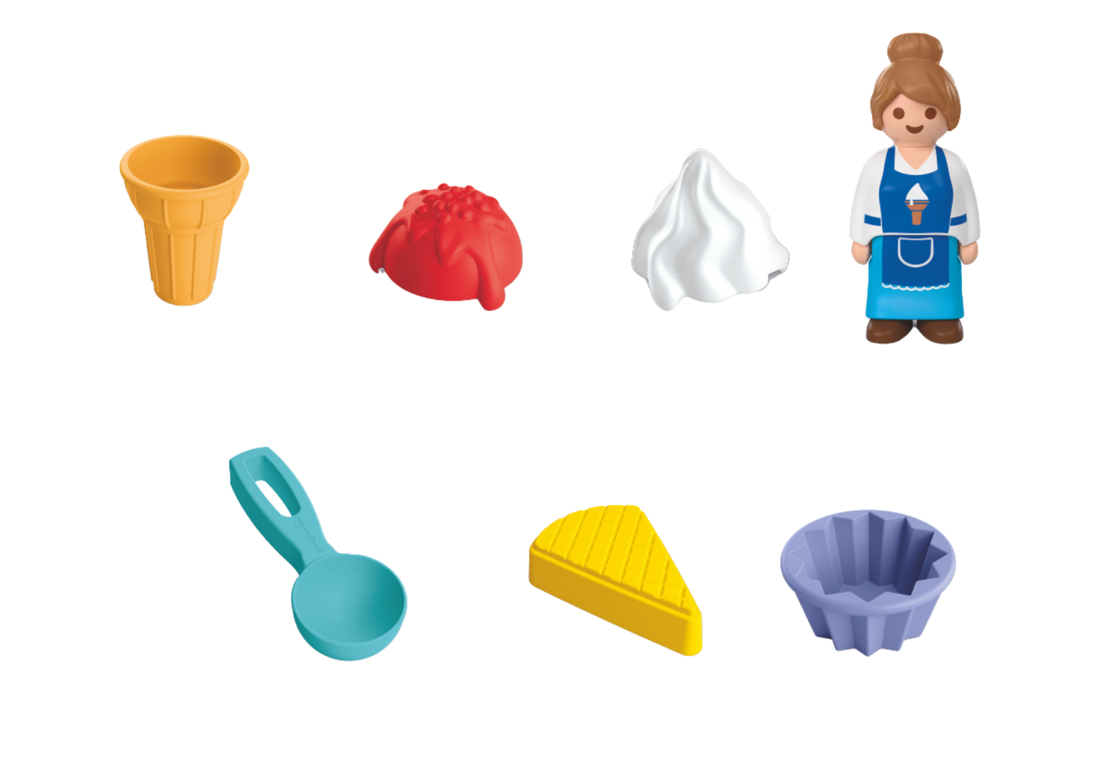 Playmobil 72006 JUNIOR: Sand Ice Cream Shop จูเนียร์ ของเล่นทราย ร้านไอศกรีม - Image 3