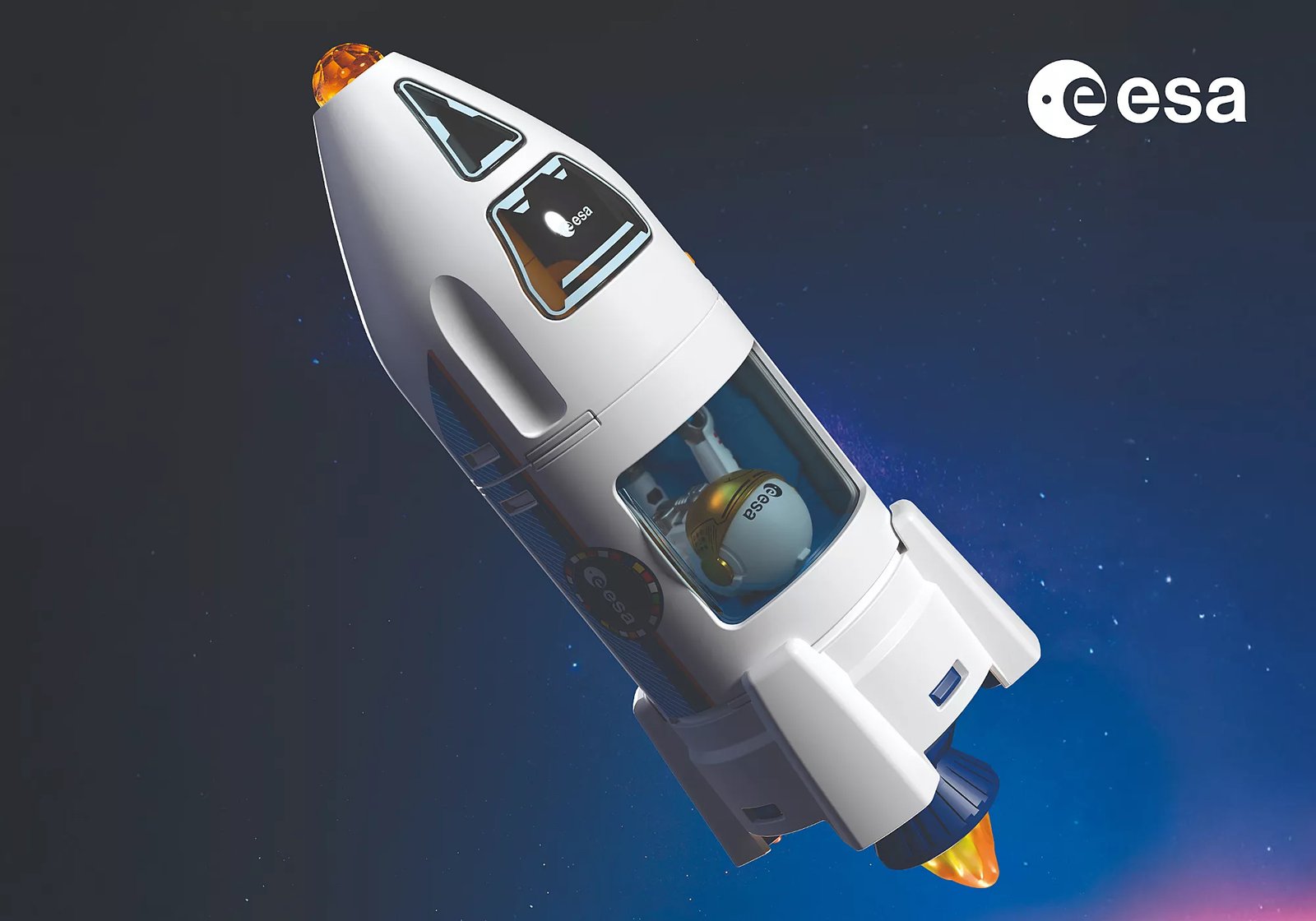 Playmobil 72011 ESA: Mars Research Rocket ของเล่นบทบาทสมมติ ESA จรวดวิจัยดาวอังคาร พร้อมฐานยิง - Image 11