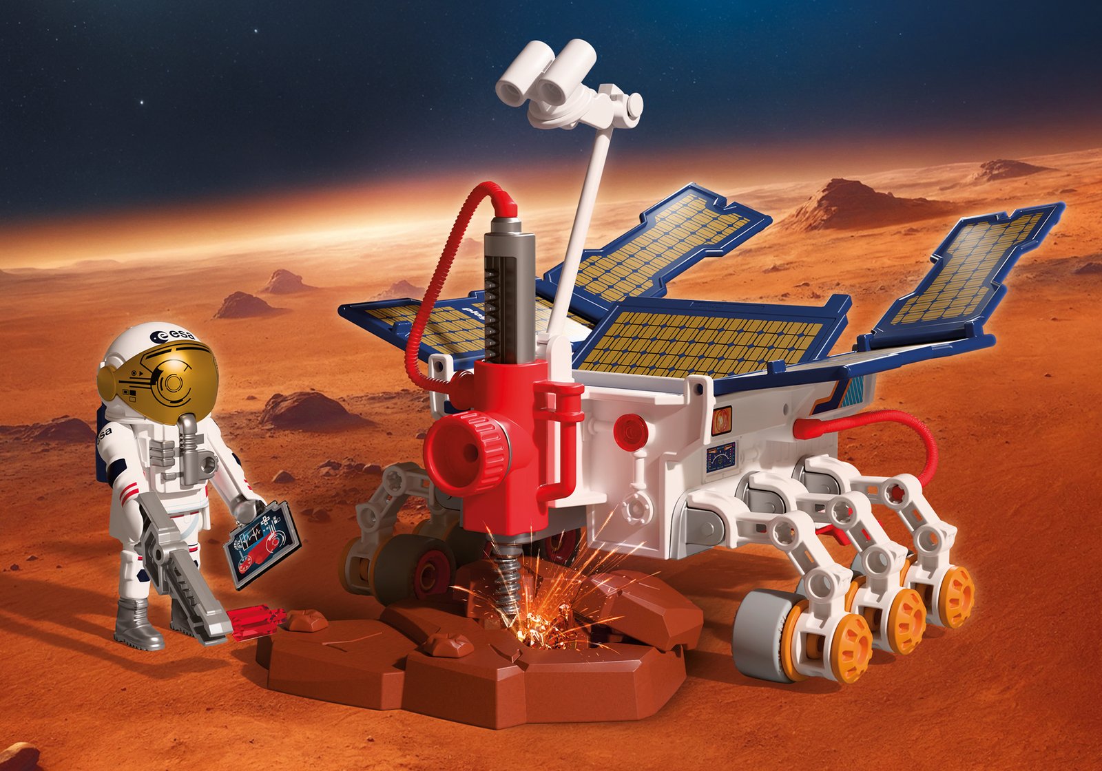 Playmobil 72012 ESA: Mars Exploration Rover ESA รถสำรวจพื้นผิวดาวอังคาร