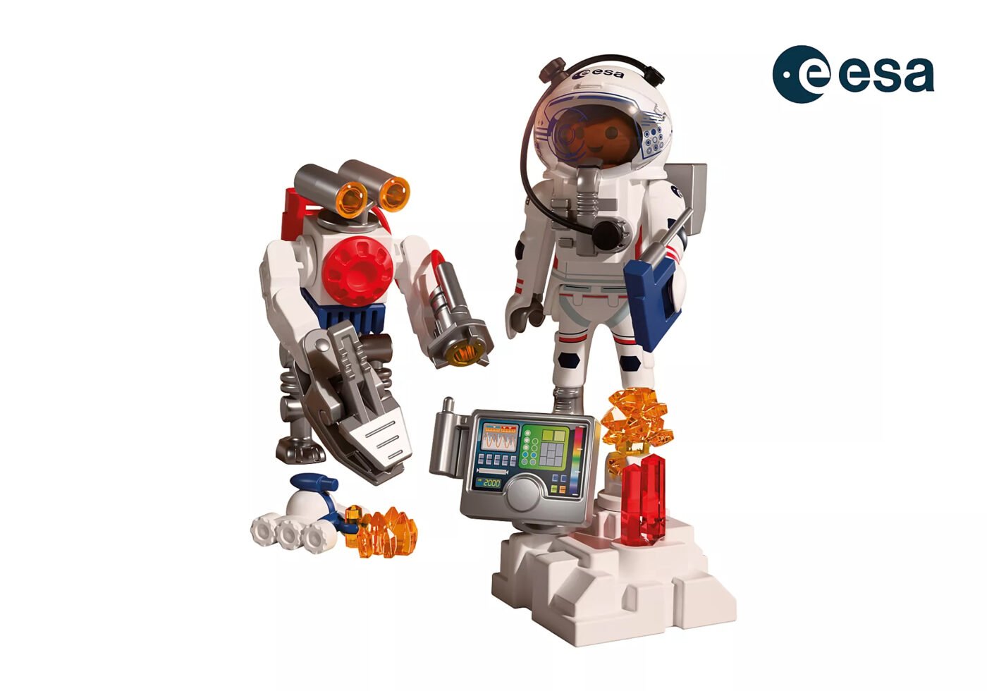 Playmobil 72014 ESA: Astronaut with Robot ESA นักบินอวกาศและหุ่นยนต์ - Image 3