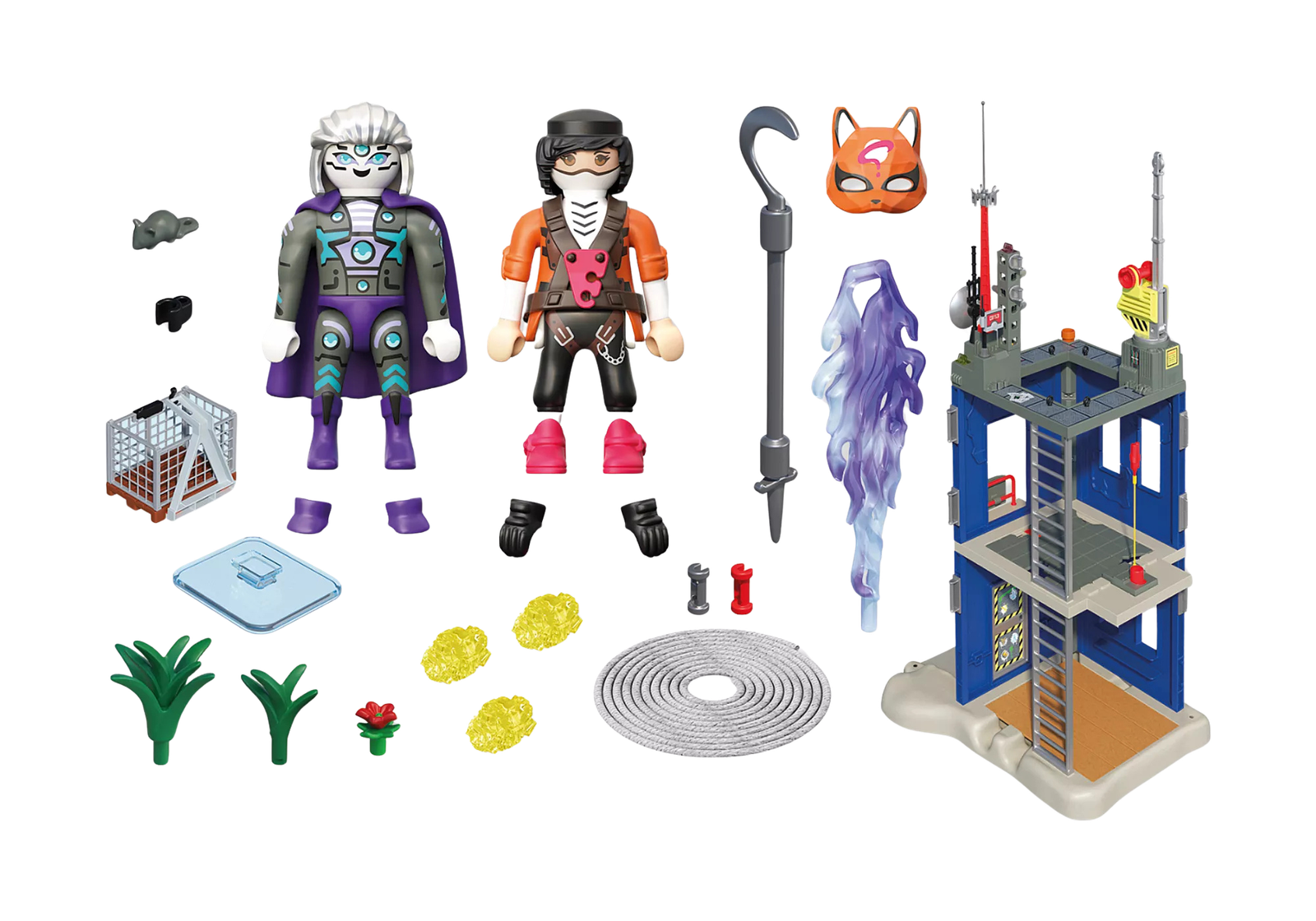 Playmobil 72022 Duel at the Hero-Tower ฮีโร่ ศึกดวลบนฮีโร่ทาวเวอร์ โครนาร์ ปะทะ เบลซเทล - Image 3