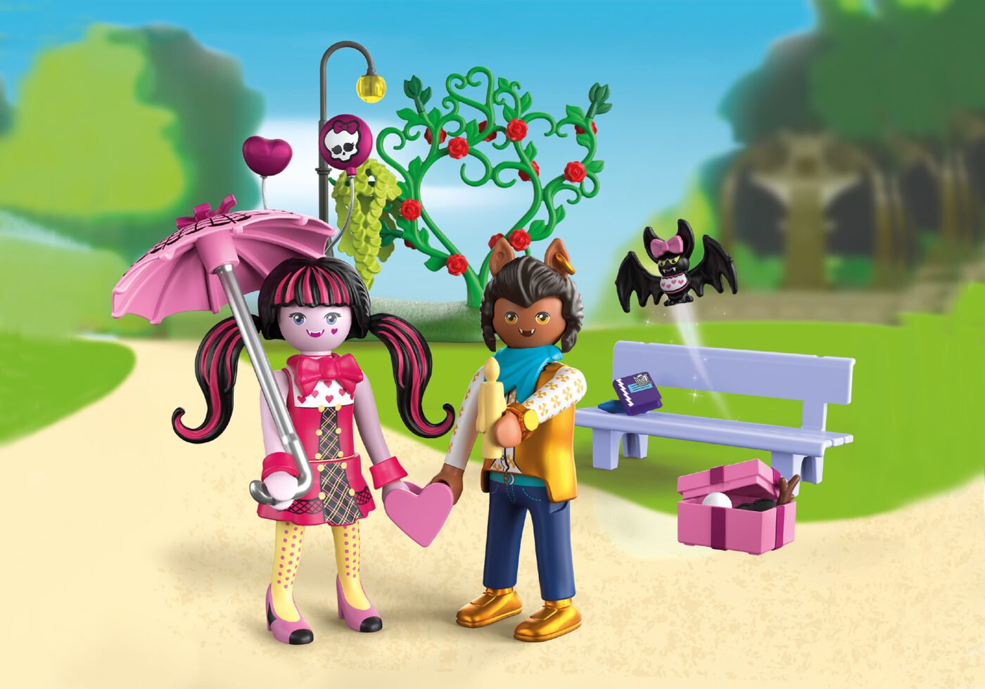 Playmobil 72043 Monster High Valentines Date มอนสเตอร์ไฮ เดทวันวาเลนไทน์