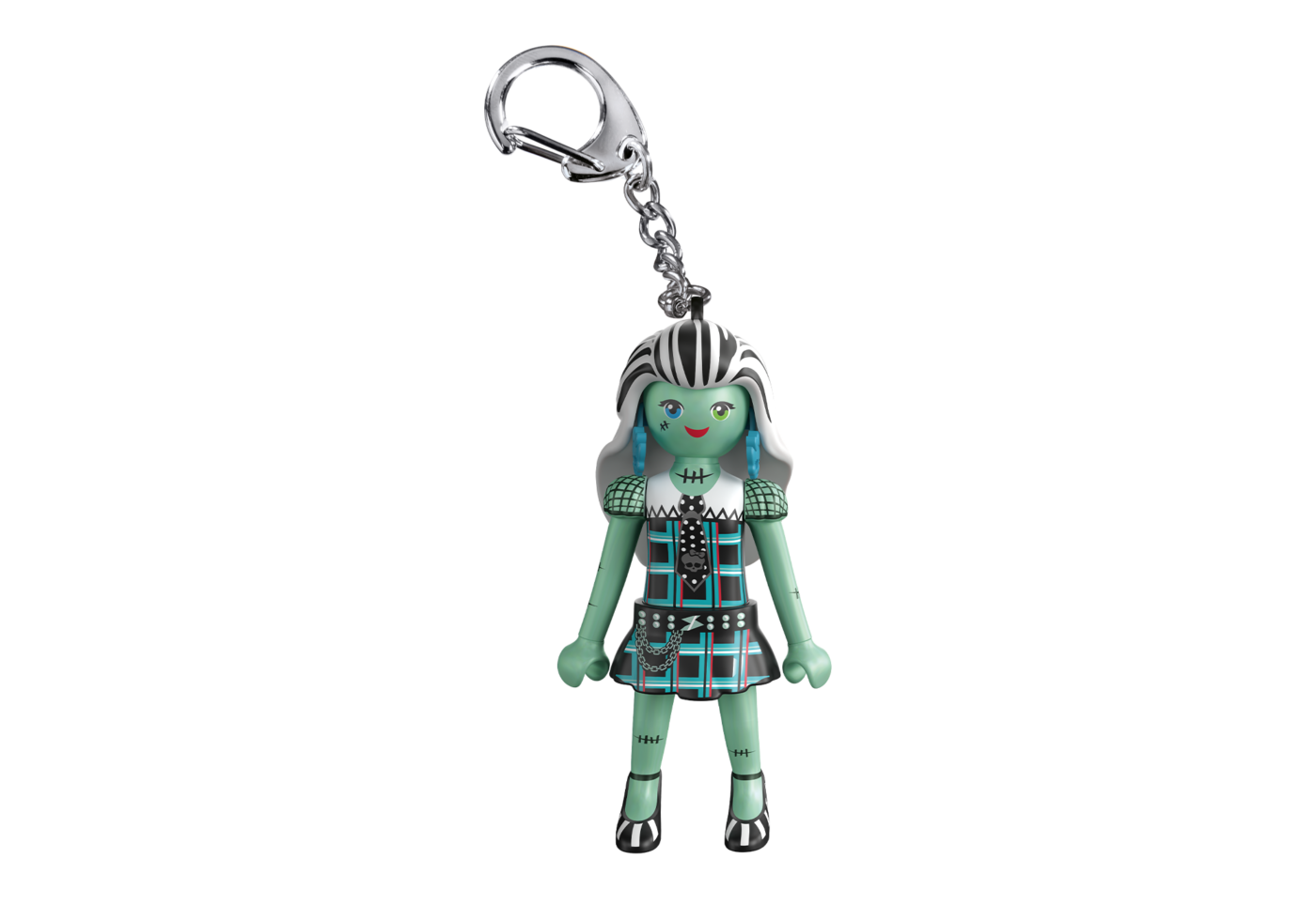 Playmobil 72044 Monster High Frankie Stein Keychain มอนสเตอร์ไฮ พวงกุญแจ แฟรงกี้ สไตน์ - Image 3