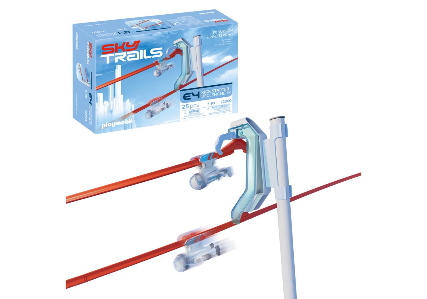 Playmobil 72060 Sky Trails: Kick Starter สกายเทรลส์ ชุดรางดีดตัวส่งสปีด - Image 3
