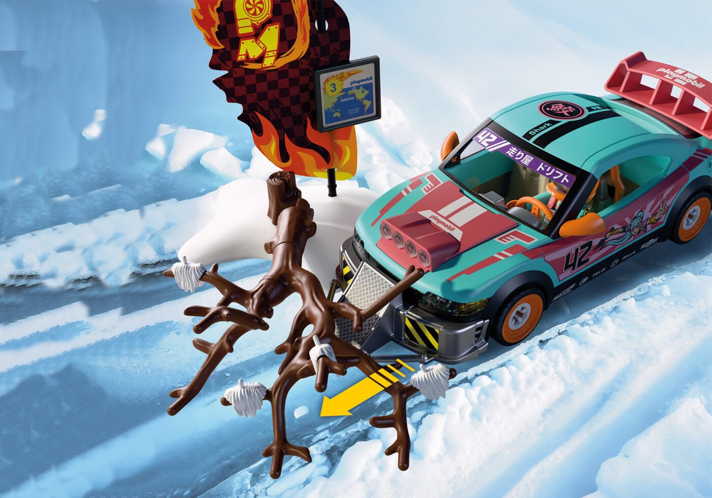 Playmobil 72062 Off-Road Tuning Car รถออฟโรด รถแข่งวิบากจอมซิ่ง - Image 4