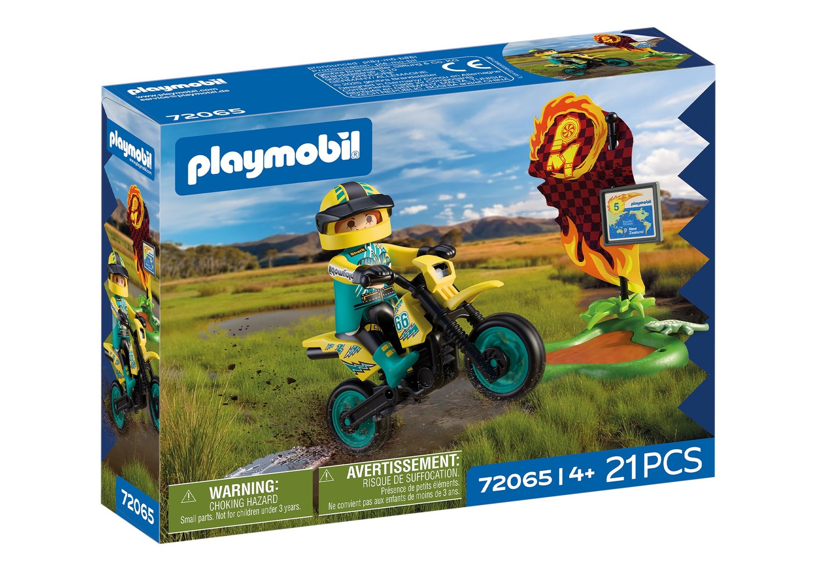 Playmobil 72065 Off-Road Motor Bike รถออฟโรด มอเตอร์ไซค์วิบากออฟโรด - Image 2