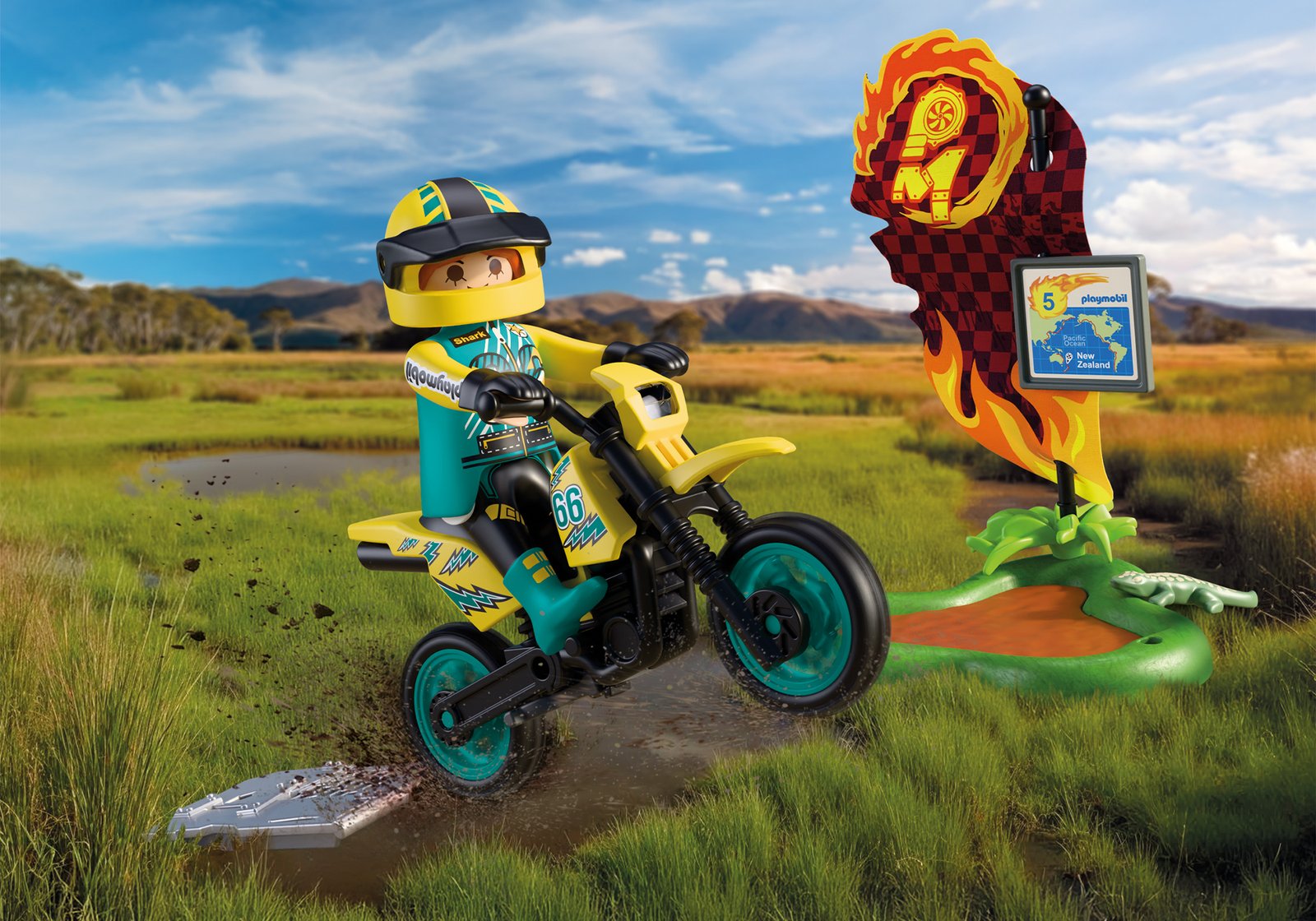 Playmobil 72065 Off-Road Motor Bike รถออฟโรด มอเตอร์ไซค์วิบากออฟโรด