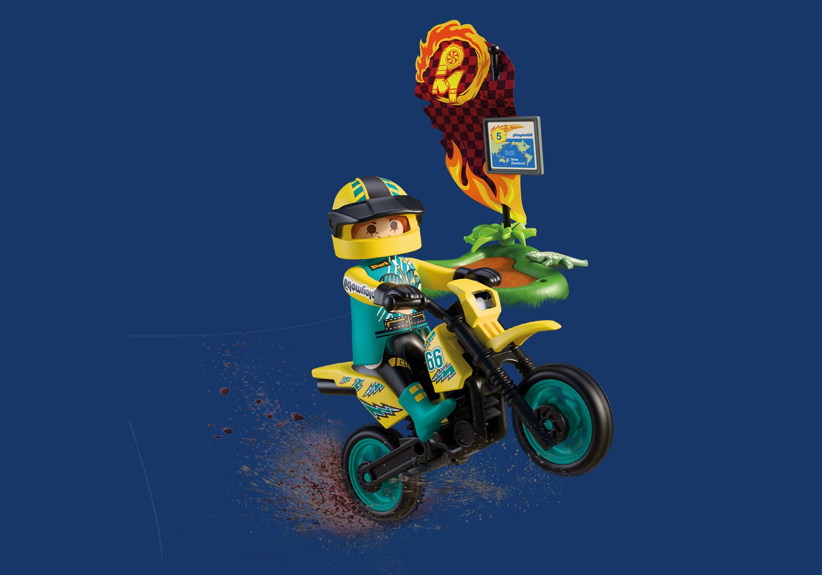 Playmobil 72065 Off-Road Motor Bike รถออฟโรด มอเตอร์ไซค์วิบากออฟโรด - Image 4