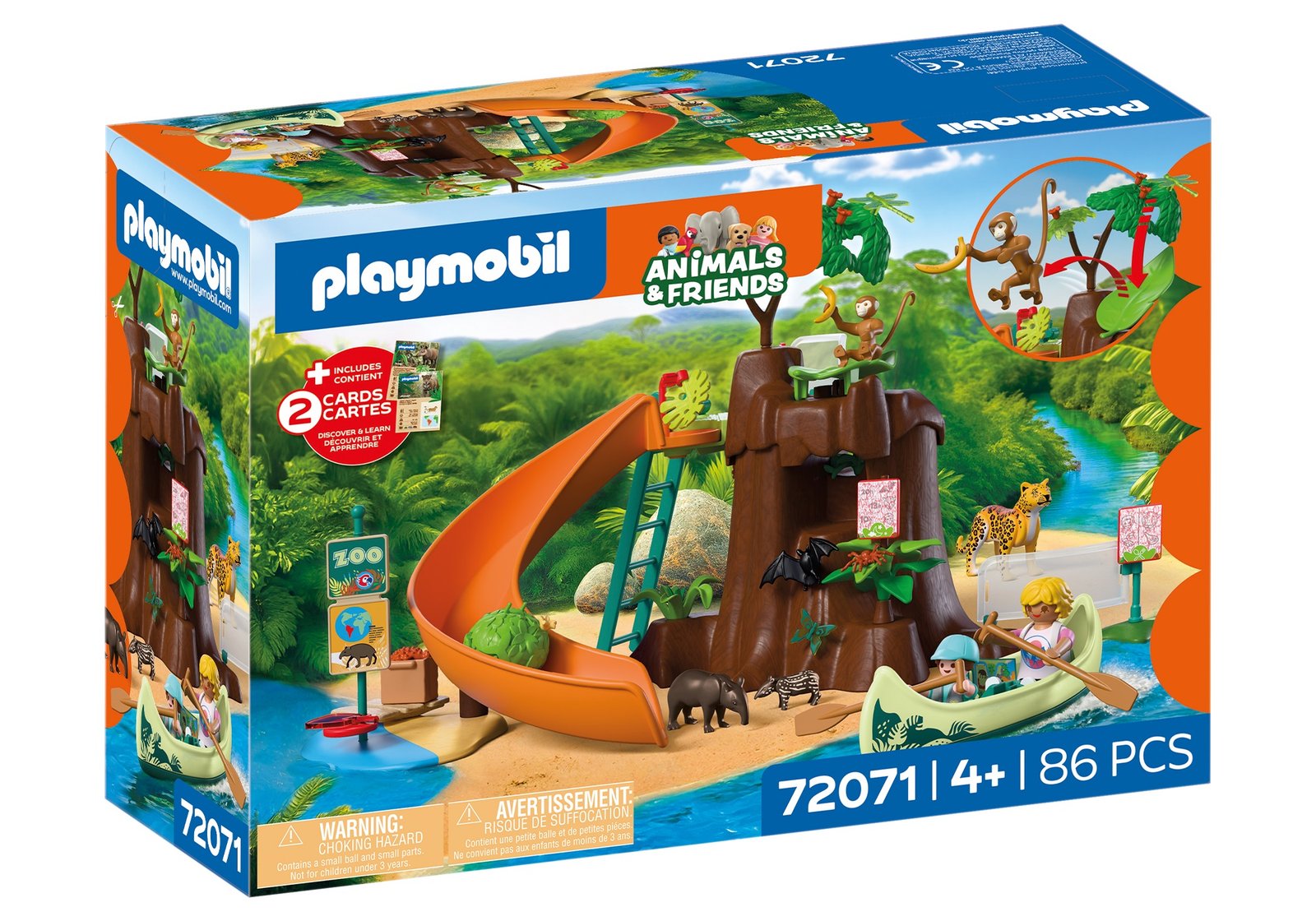 Playmobil 72071 Zoo: Jungle Adventure สวนสัตว์ ผจญภัยในป่าลึก - Image 2