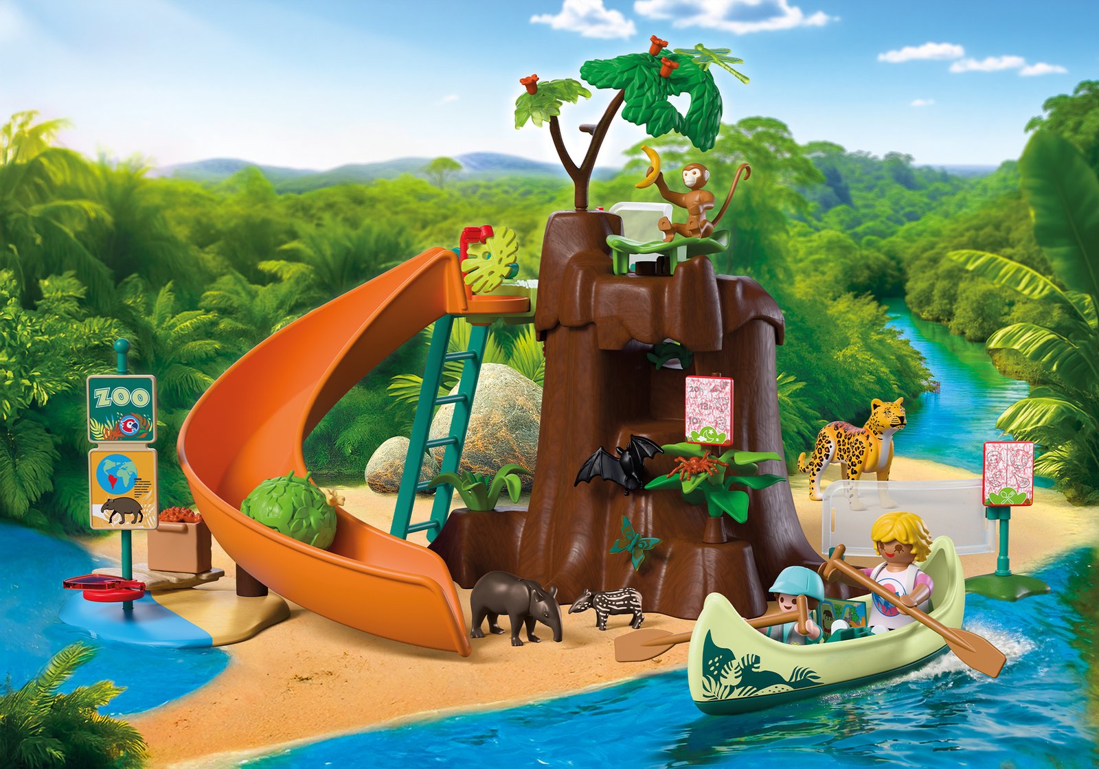 Playmobil 72071 Zoo: Jungle Adventure สวนสัตว์ ผจญภัยในป่าลึก