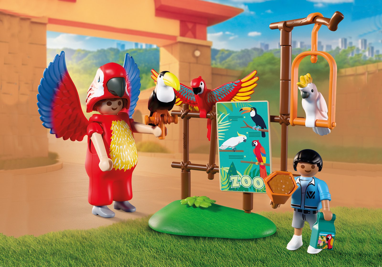 Playmobil 72074 Zoo: Mascot สวนสัตว์ มาสคอตนกแก้ว