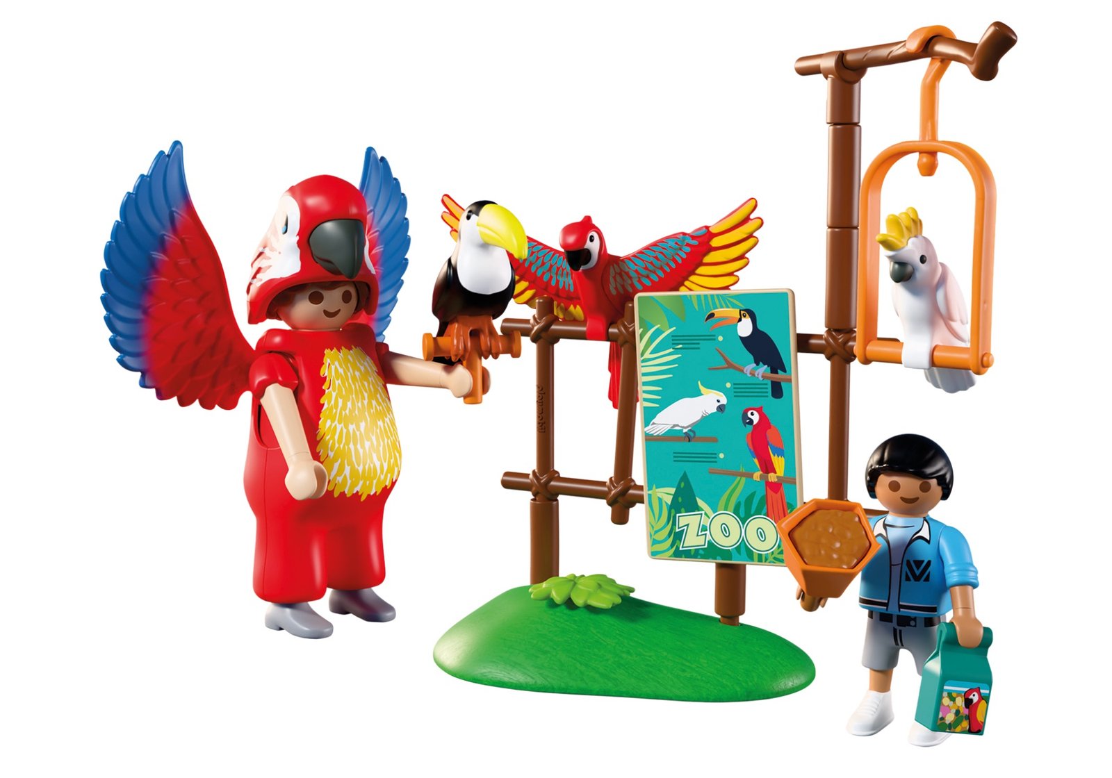 Playmobil 72074 Zoo: Mascot สวนสัตว์ มาสคอตนกแก้ว - Image 4