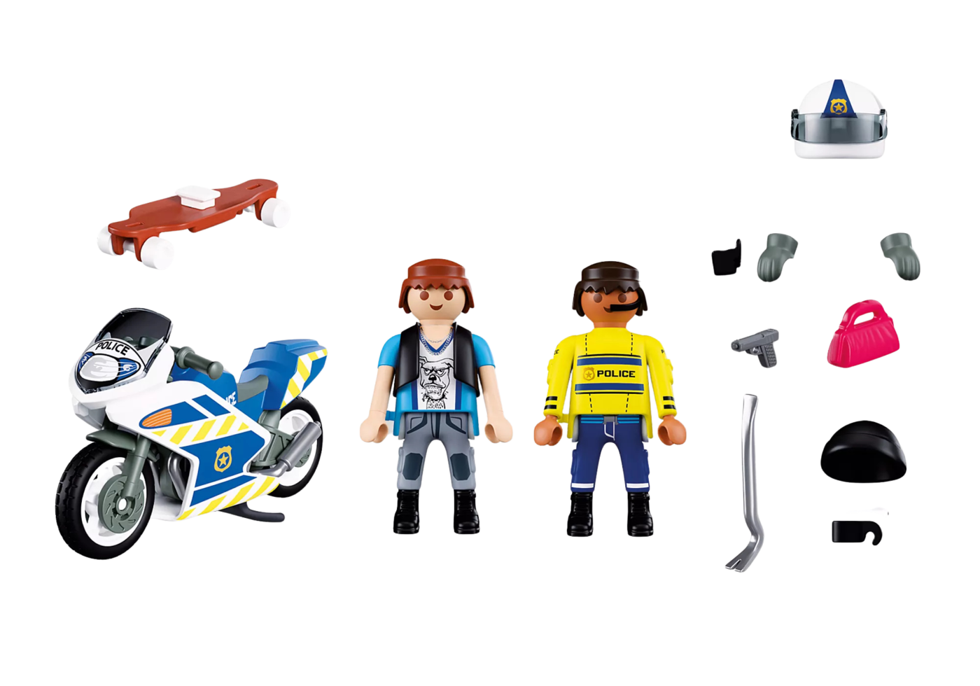 Playmobil 72079 Motorcycle Chase ตำรวจ มอเตอร์ไซค์ไล่ล่าระทึก - Image 3