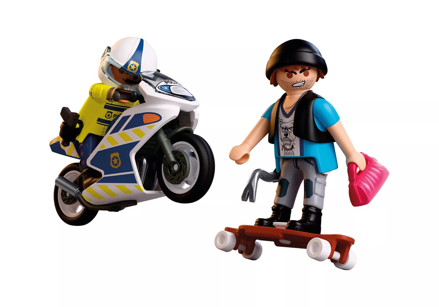 Playmobil 72079 Motorcycle Chase ตำรวจ มอเตอร์ไซค์ไล่ล่าระทึก - Image 4