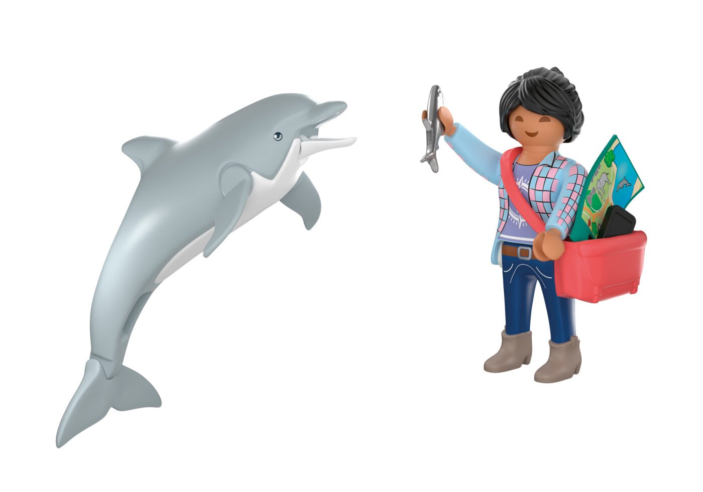Playmobil 72091 Zoo: Dolphin and Visitor สวนสัตว์ โลมาและผู้เข้าชม - Image 3