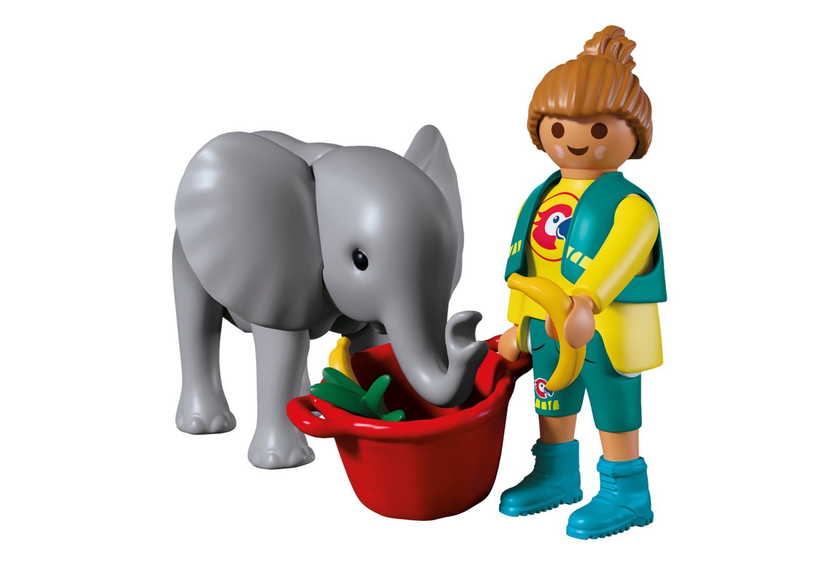 Playmobil 72092 Zoo: Baby Elephant and Zookeeper สวนสัตว์ ลูกช้างและเจ้าหน้าที่ดูแล - Image 4