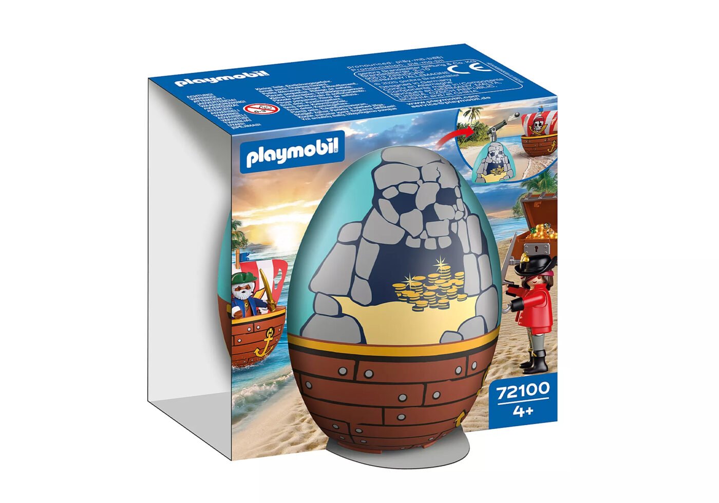 Alternative view of Playmobil 72100 Play Egg: Pirates ของเล่นบทบาทสมมติ ไข่ของเล่น โจรสลัด